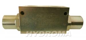 zámok hydraulický - obojstranný s pilotným ovládaním