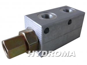 zámok hydraulický - jednostranný s pilotným ovládaním